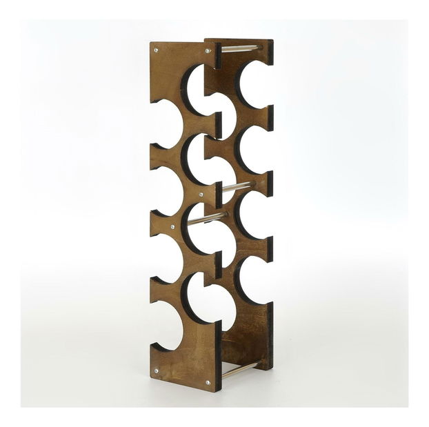 Ukrasni stalak za vino Vanute 6 (orah)