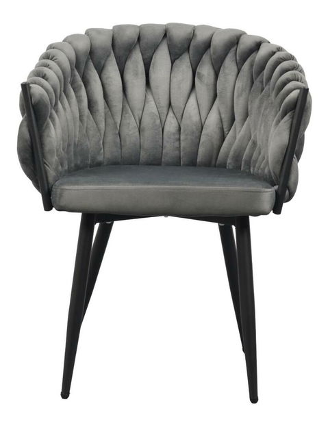 Étkezőszék Blair (sötétszürke + fekete)