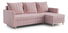 Rohová sedacia súprava Filippo (P) (ružová)