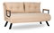 Pohovka futon Sandy (béžová)
