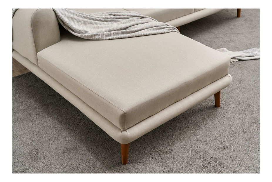 Sarokkanapé Sorenella (B) (krém)