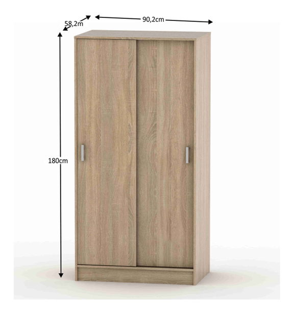 Ormar za garderobu Breanna 4 BE04 1 0 