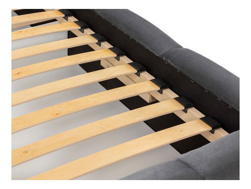 Manželská posteľ 160 cm Leskana (čierna) (s roštom) (s úl. priestorom)