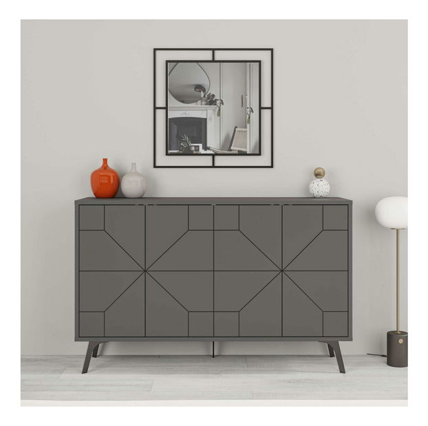 Szekrény Duben 1 (antracit)