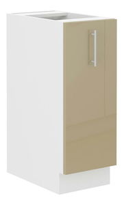 Dolná kuchynská skrinka Lavera 30 D CARGO BB (korpus: biela + front: lesk cappucino)