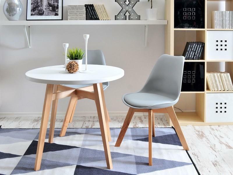 Stolica Large Wood (siva + crna)