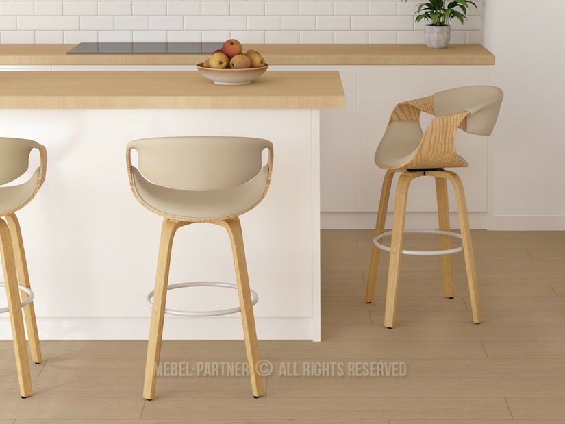 Barska stolica Bendover (bež)