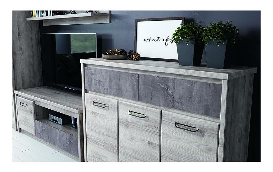 Komoda Japon 1 (kesten nairobi + onyx) 