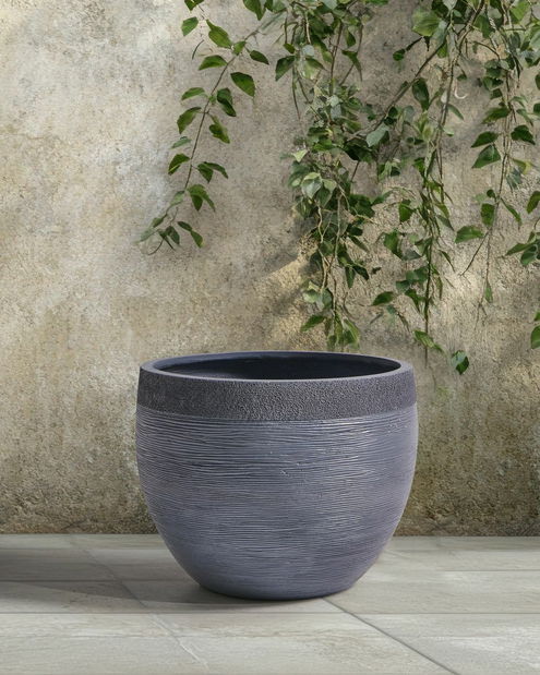 Kvetináč 39 cm Zakza (sivá)