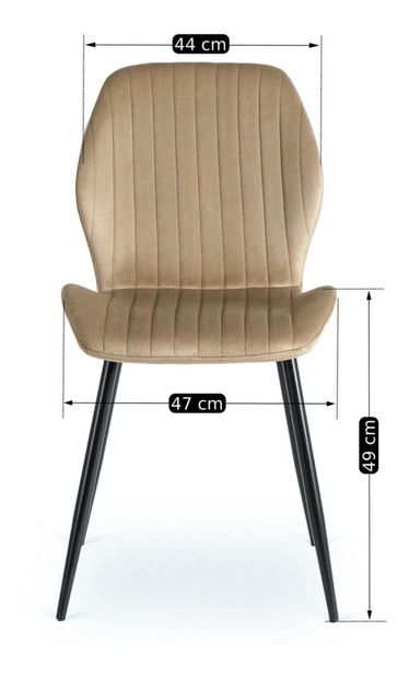 Blagovaonski set Hungaro (hrast artisan + crna + bež) (za 4 osobe)