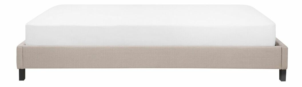 Franciaágy 160 cm ROXENNE (ágyráccsal) (bézs)