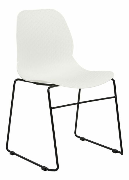 Set 4 buc scaune de sufragerie Panza (alb)