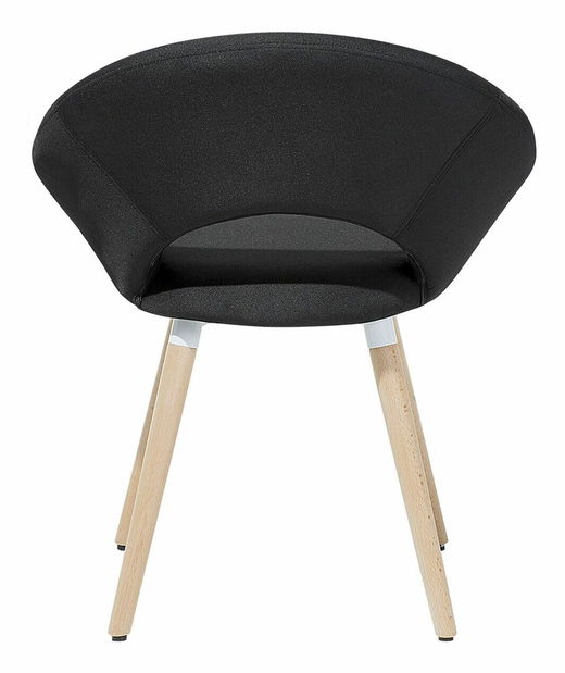 Set 2 buc. scaune pentru sufragerie Roslav (negru)