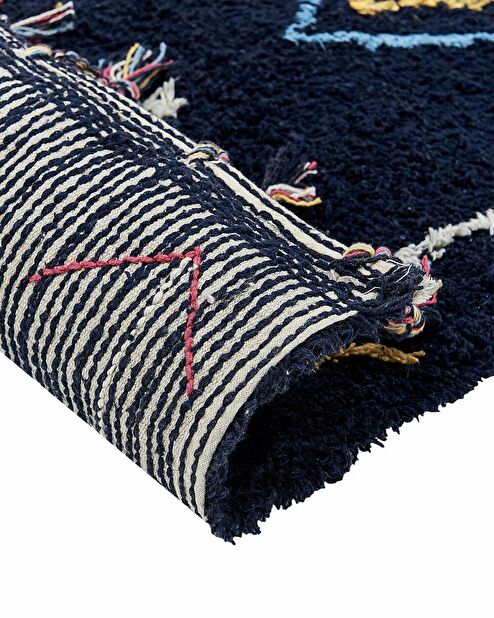 Covor 80 x 150 cm Corriu (negru)