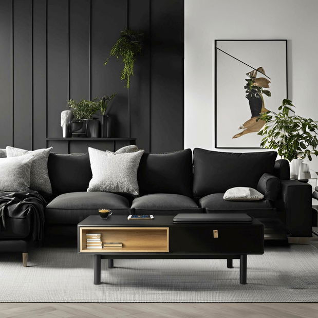 Konferenčný stolík Abajo (čierna) 