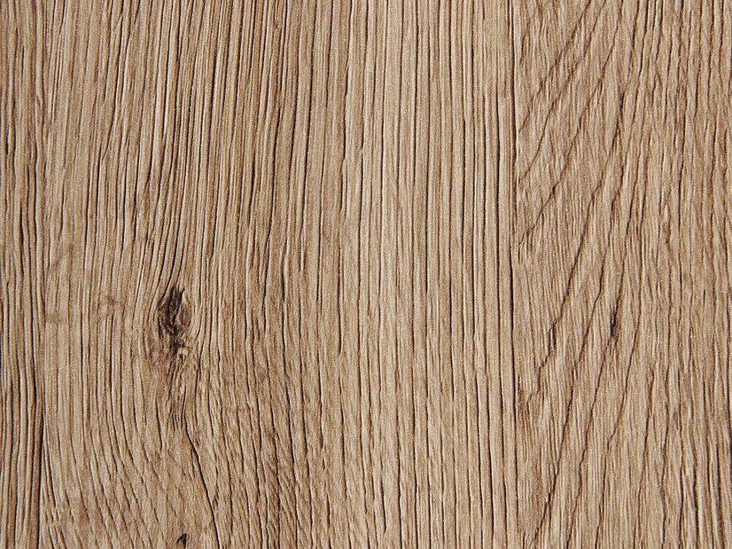 Comodă FLAMOR (lemn deschis + alb)