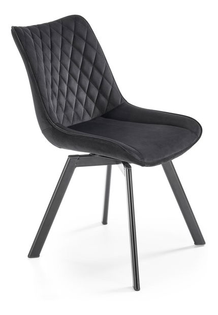 Scaun sufragerie Kamil (negru)