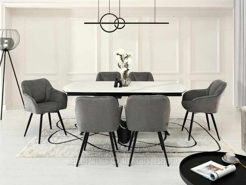 Stolička Bonita (grafit + čierna)