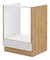 Donji kuhinjski ormarić Arryn 60 D GAZ BB (Hrast artisan + bijeli sjaj)
