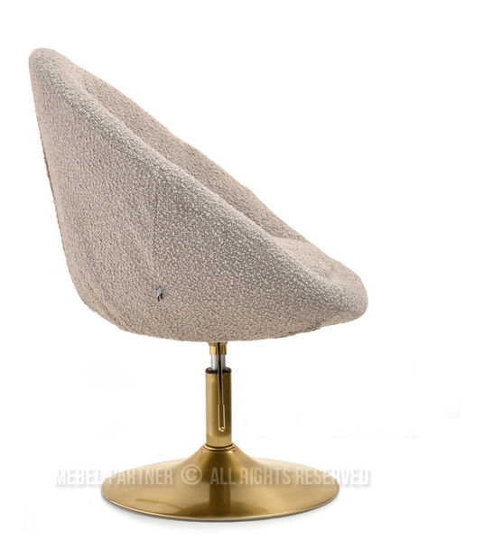Fotoliu Lush 3 (bej + auriu)