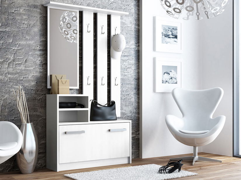 Mobilier hol Kelmor (alb) *resigilat