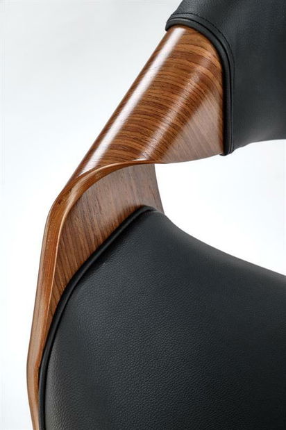 Irodai fotel Balbo (fekete + dió)