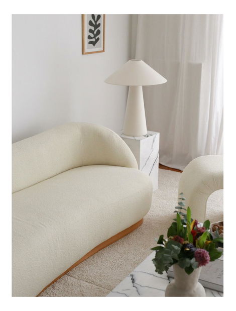 Canapea Canapea trei locuri Slenarzo (alb)