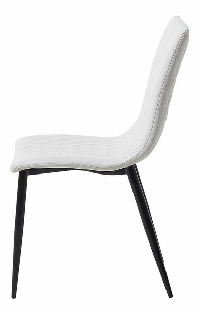 Set 2 ks. jedálenských stoličiek Montego (biela + čierna)