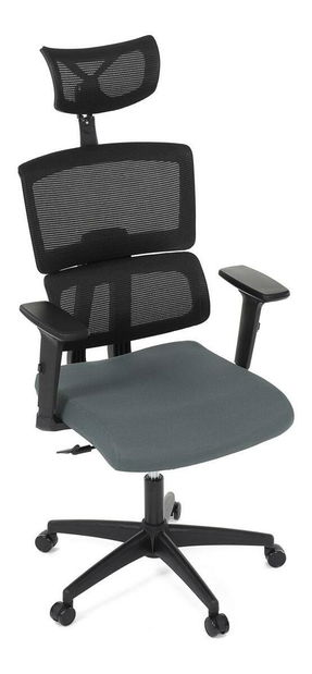 Irodai fotel Kurosadas (szürke + fekete)