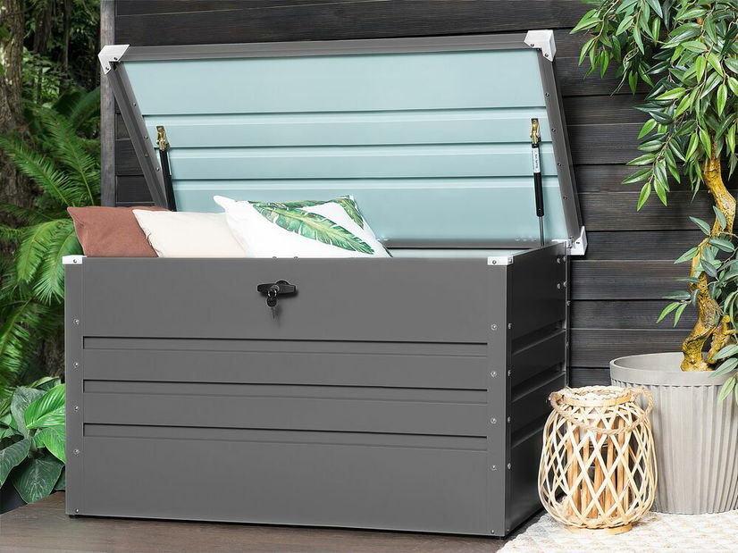 Kutija za pohranu 132x62 cm CEROSO (siva)