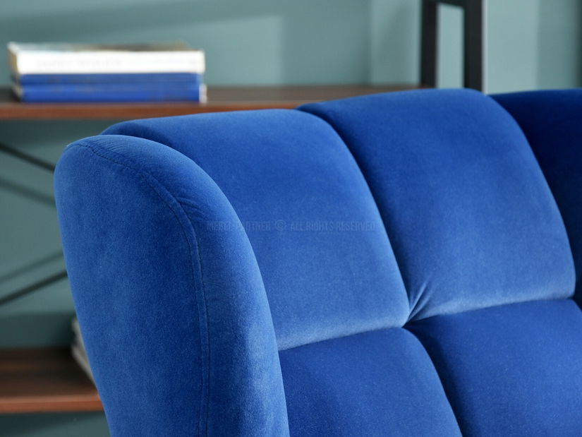 Fotel Kikino (tengeri + fekete)