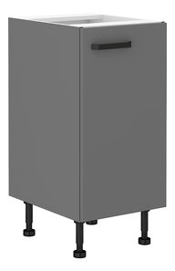 Dulap inferior de bucătărie Nesia 40 D 1F BB (Antracit)