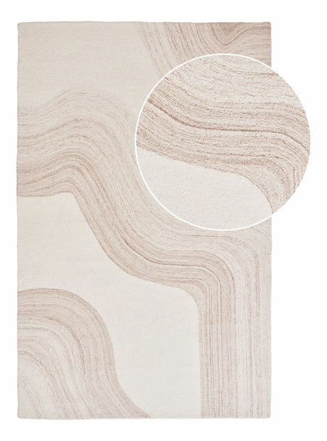 Tepih Srideliaora 2 (svijetlosmeđa + slonovača)