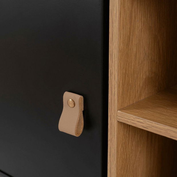 TV szekrény Apogeo (fekete) 