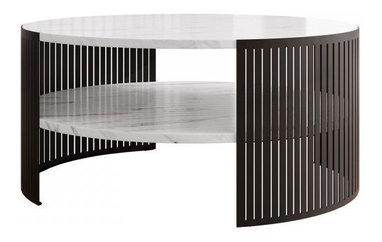 Dohányzóasztal Zentono (fekete + dió dohány)