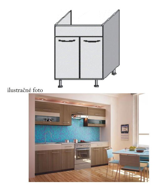 Dolná kuchynská skrinka Igo DZ-80