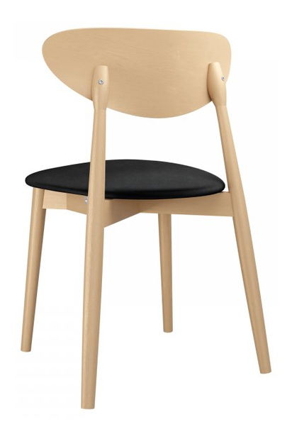 Scaun sufragerie KD 65 C (Fag + Negru) 