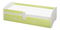 Egyszemélyes ágy 80 cm Carecen (zöld + fehér) (ágyráccsal)  (tárolóhellyel)