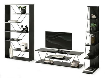 Mobilier living Healey 2 (negru)