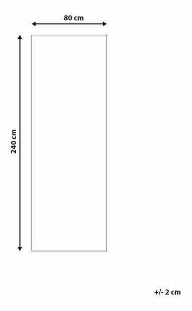 Covor 80 x 240 cm Colla (multicolor)