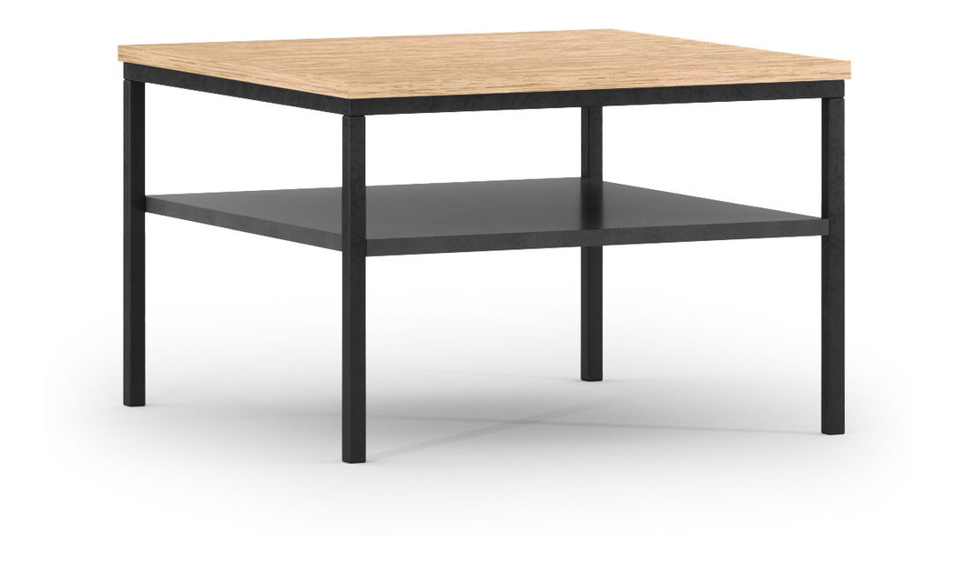 Konferenčný stolík Loyd (dub artisan + čierna matná)