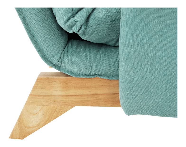 Fotoliu cu suport picioare Zintius (mentol)