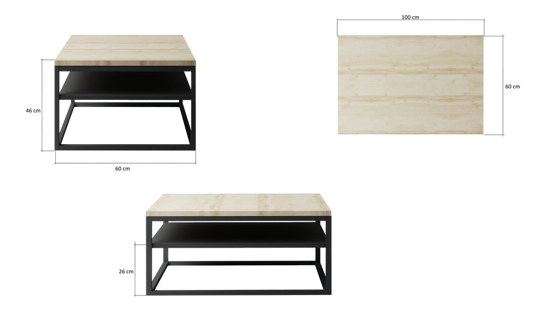 Konferenčný stolík Morden (dub sonoma)