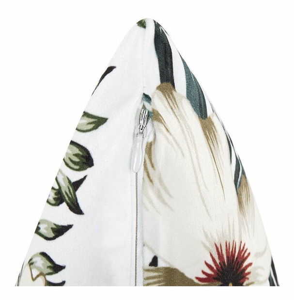 Sada 2 ozdobných vankúšov 45 x 45 cm Okrie (viacfarebná)