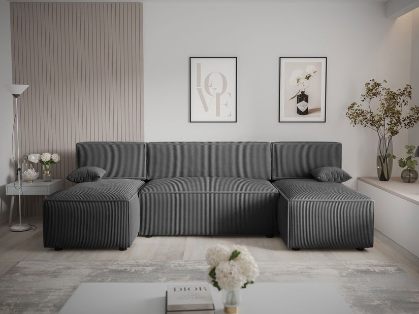 Sarok ülőgarnitúra U Mirage U Sed (szürke)