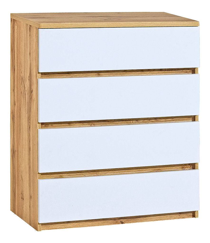 Komoda typ AR5 Alishia (biela + dub wotan)