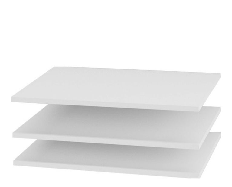 Police do skrine (3 ks) Itakraz (biela)