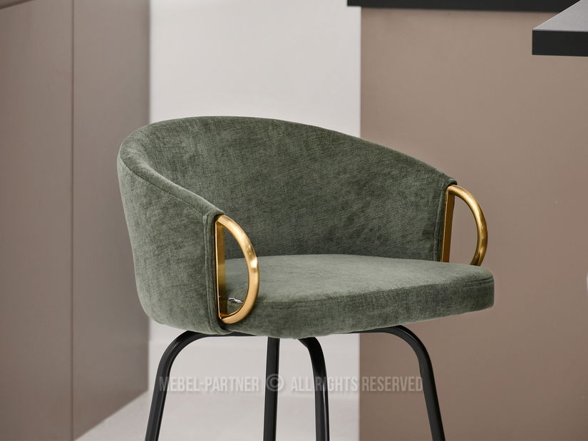 Stolička Carma H (zelená + čierna)