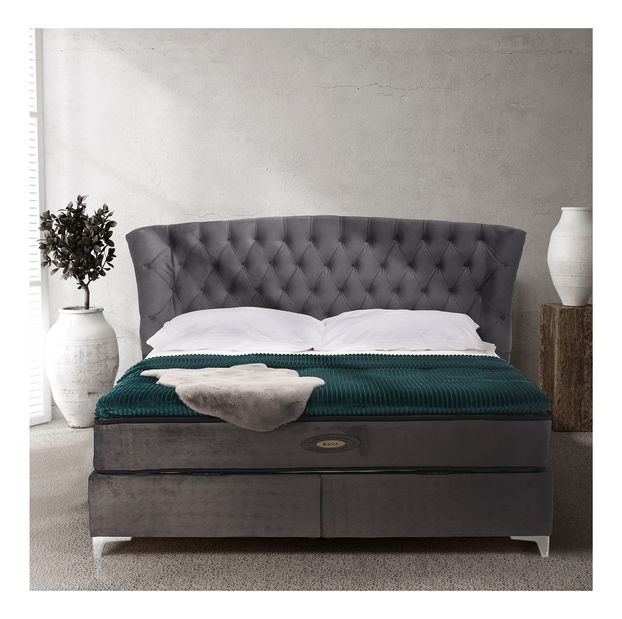 Manželská posteľ 180 cm Meilani 180 (sivá)