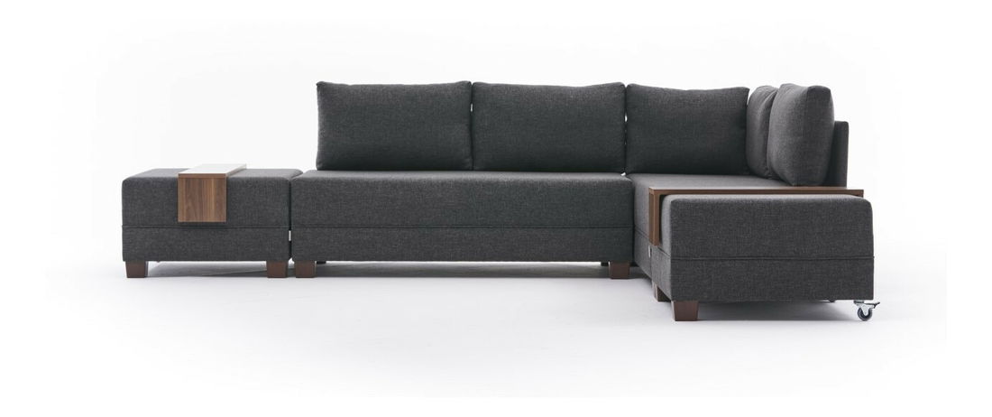 Colțar Flay 1 (antracit) (D)